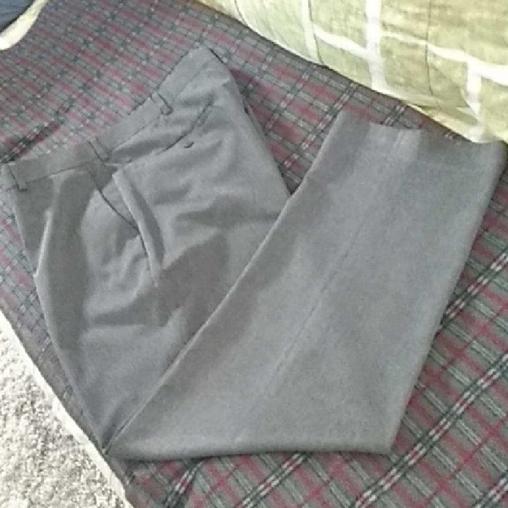 Perry Ellis Men's Charcoal Dress Pants